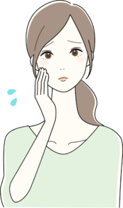 悩んでいる女性