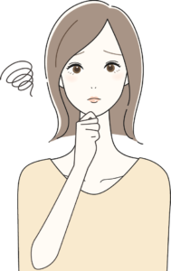 悩んでいる女性
